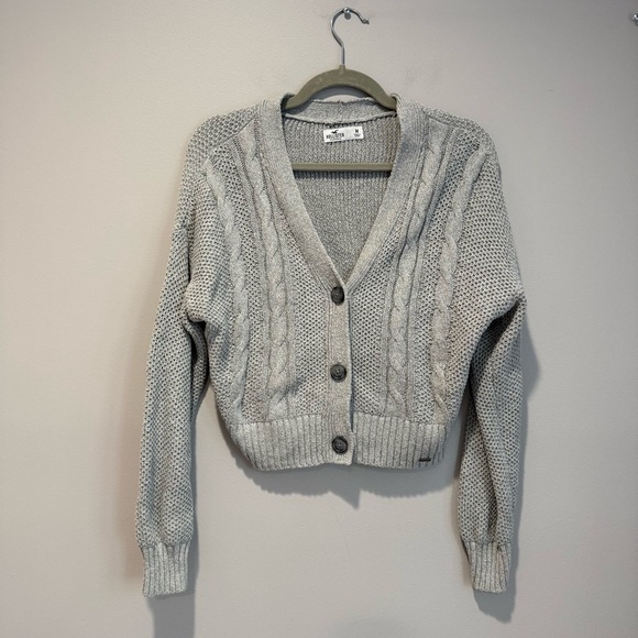 Hollister Sweaters - Hollister Grey Cardigan